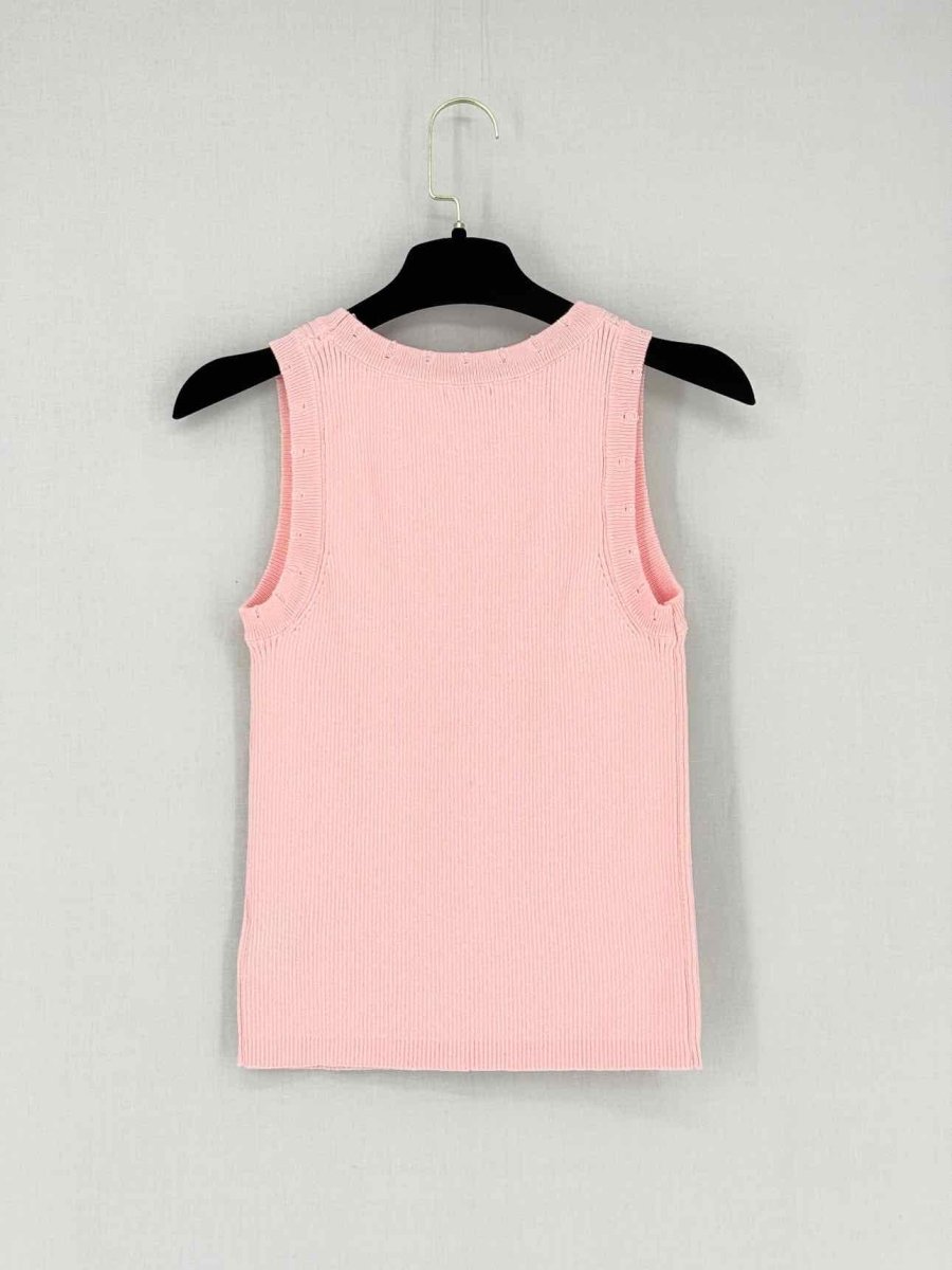 CHANEL Pink Size US 4 Tank Top