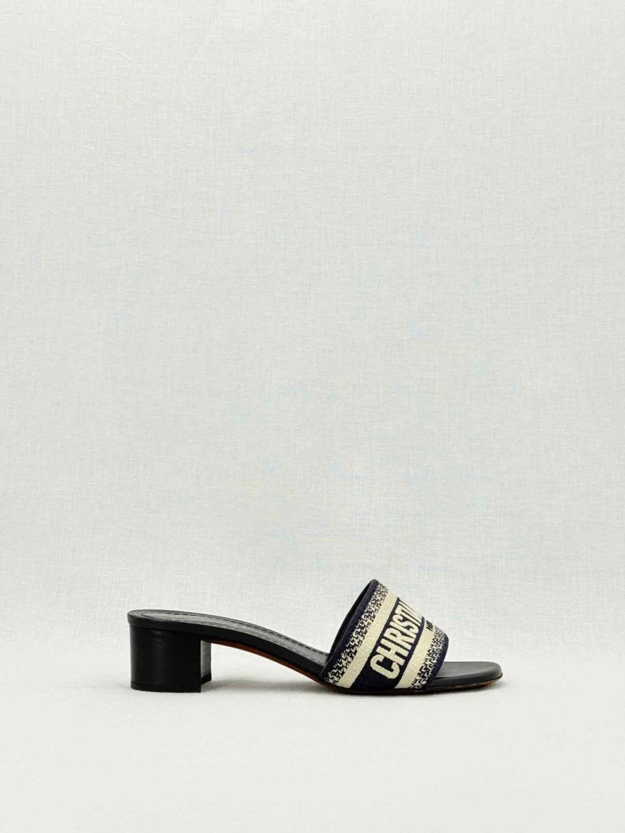 CHRISTIAN DIOR Black Size EU 35.5 Heeled Sandals