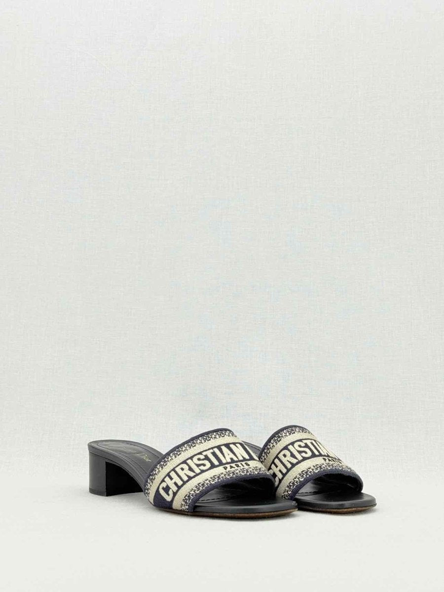 CHRISTIAN DIOR Black Size EU 35.5 Heeled Sandals