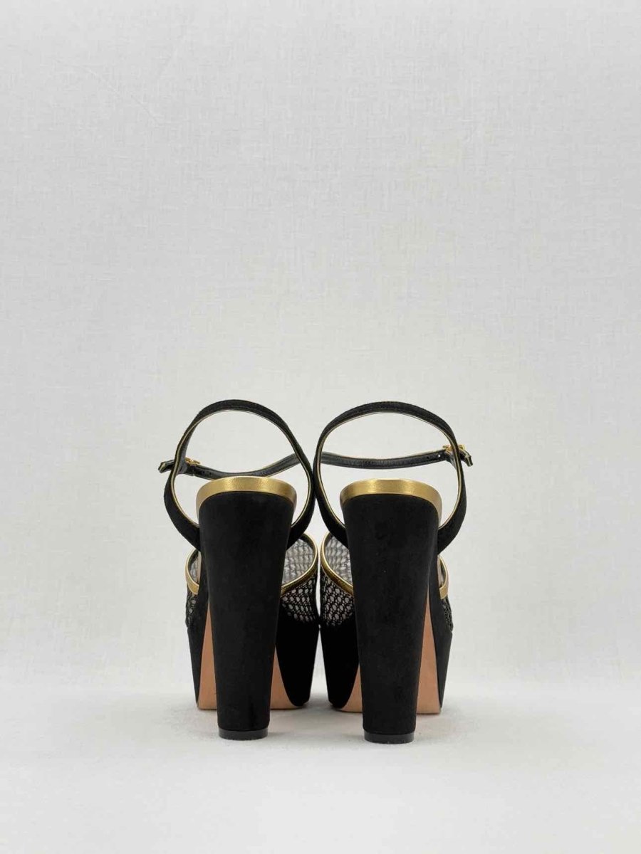 CHRISTIAN DIOR Black Size EU 37 Heeled Sandals
