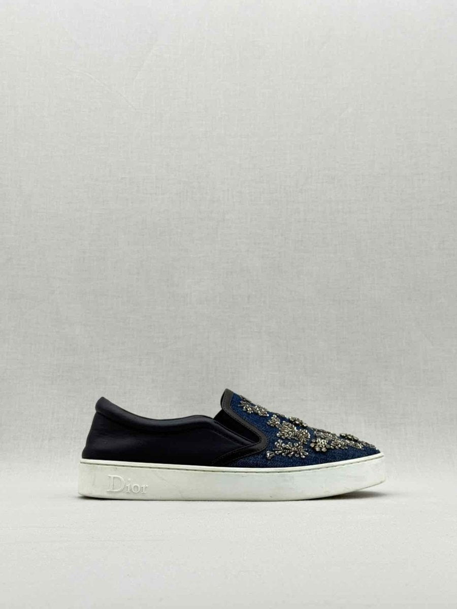 CHRISTIAN DIOR Blue Size EU 39.5 Sneakers