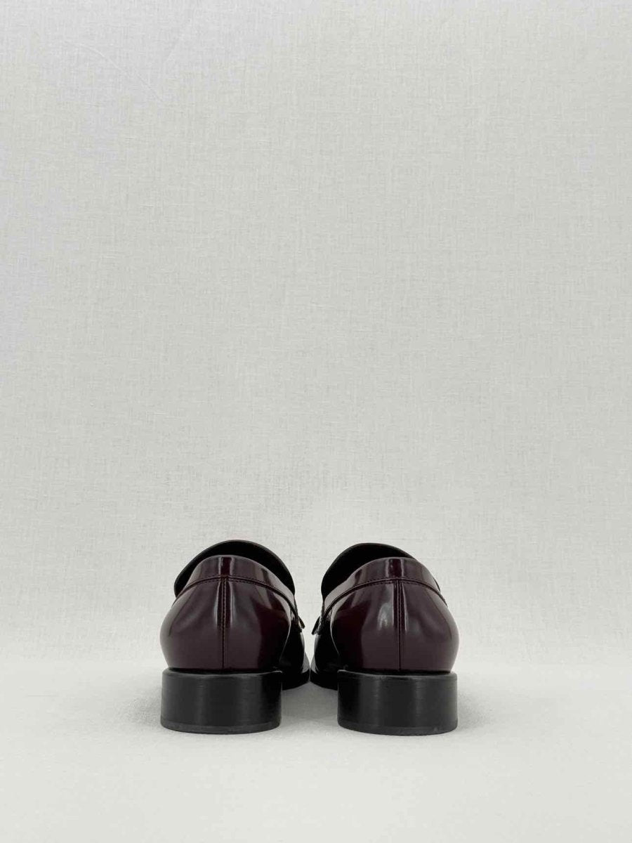 CHRISTIAN DIOR Burgundy Size EU 36.5 Loafers