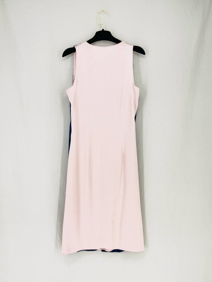 CHRISTIAN DIOR Blue & Pink Size Small Short Dress