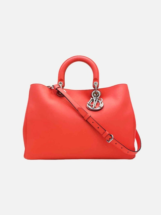 CHRISTIAN DIOR Diorissimo Coral Tote Bag