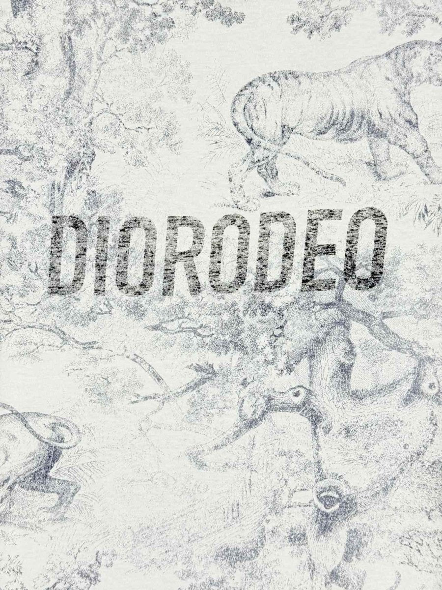 CHRISTIAN DIOR Diorodeo White Size Small T-shirt