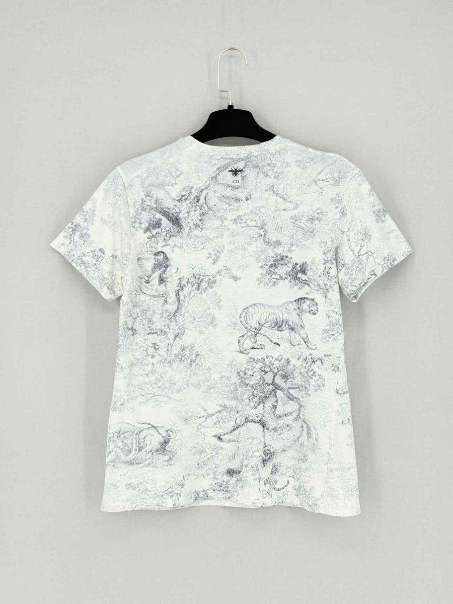 CHRISTIAN DIOR Diorodeo White Size Small T-shirt