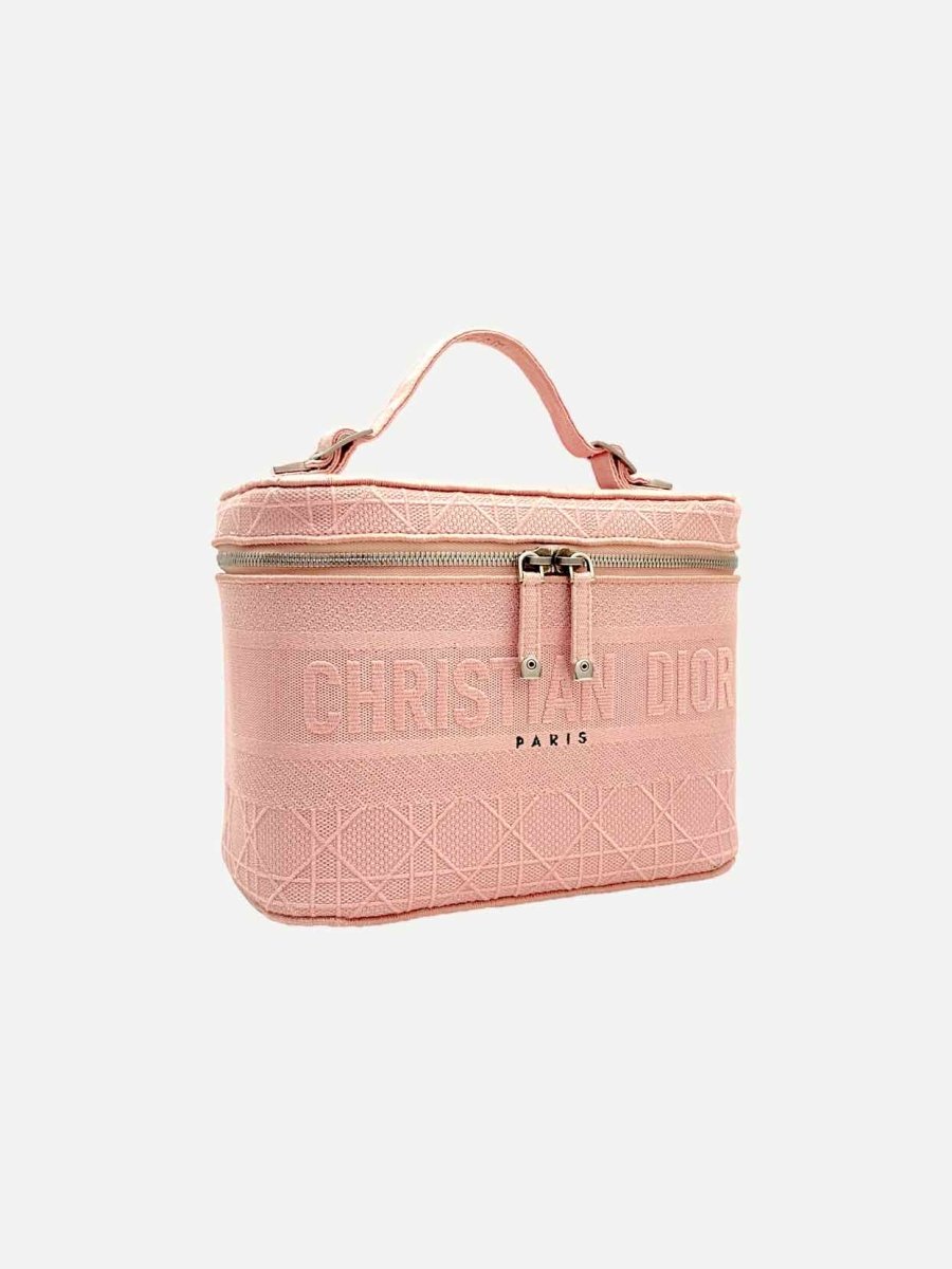 CHRISTIAN DIOR DiorTravel Pink Cannage Vanity Case