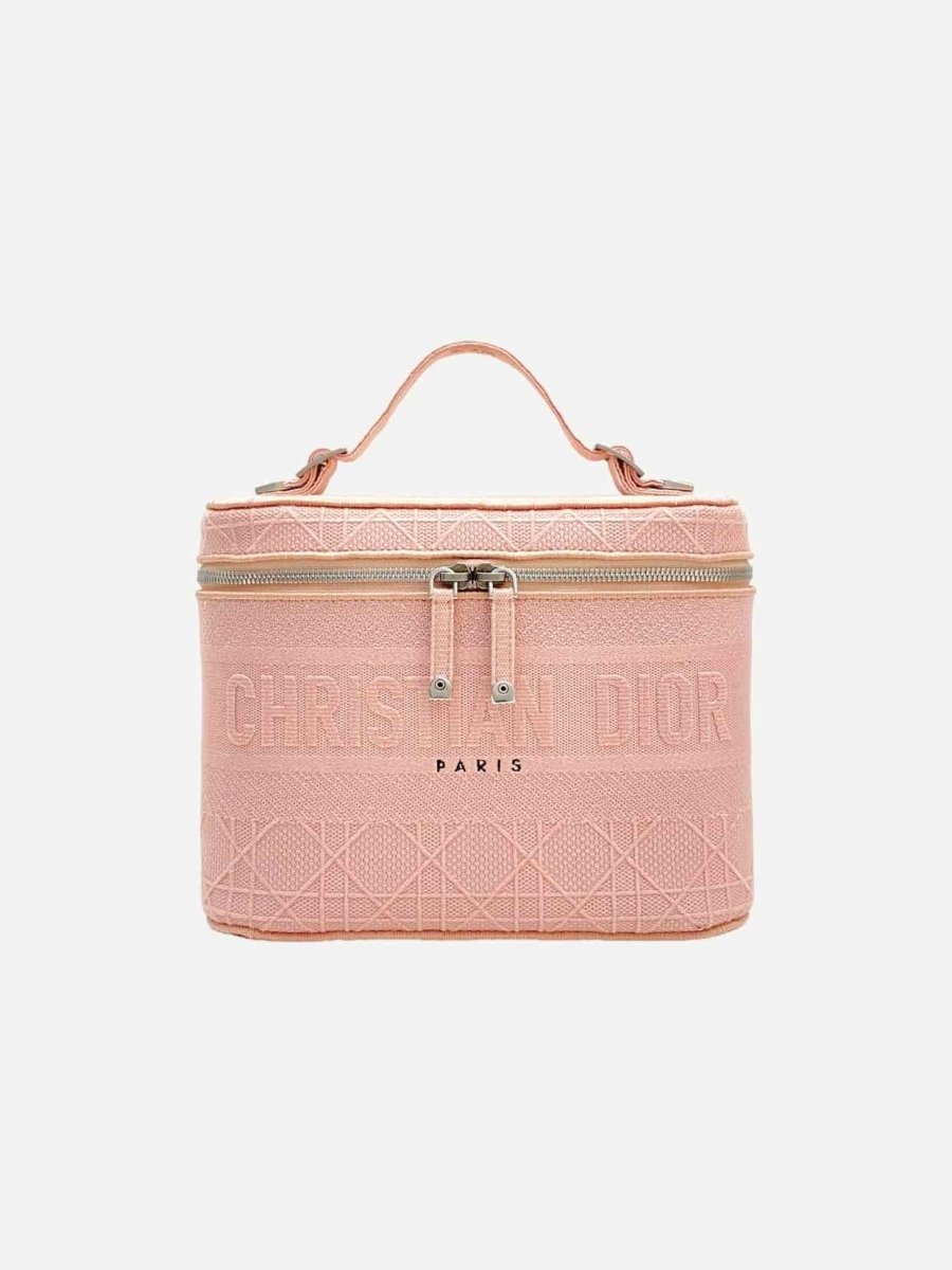 CHRISTIAN DIOR DiorTravel Pink Cannage Vanity Case