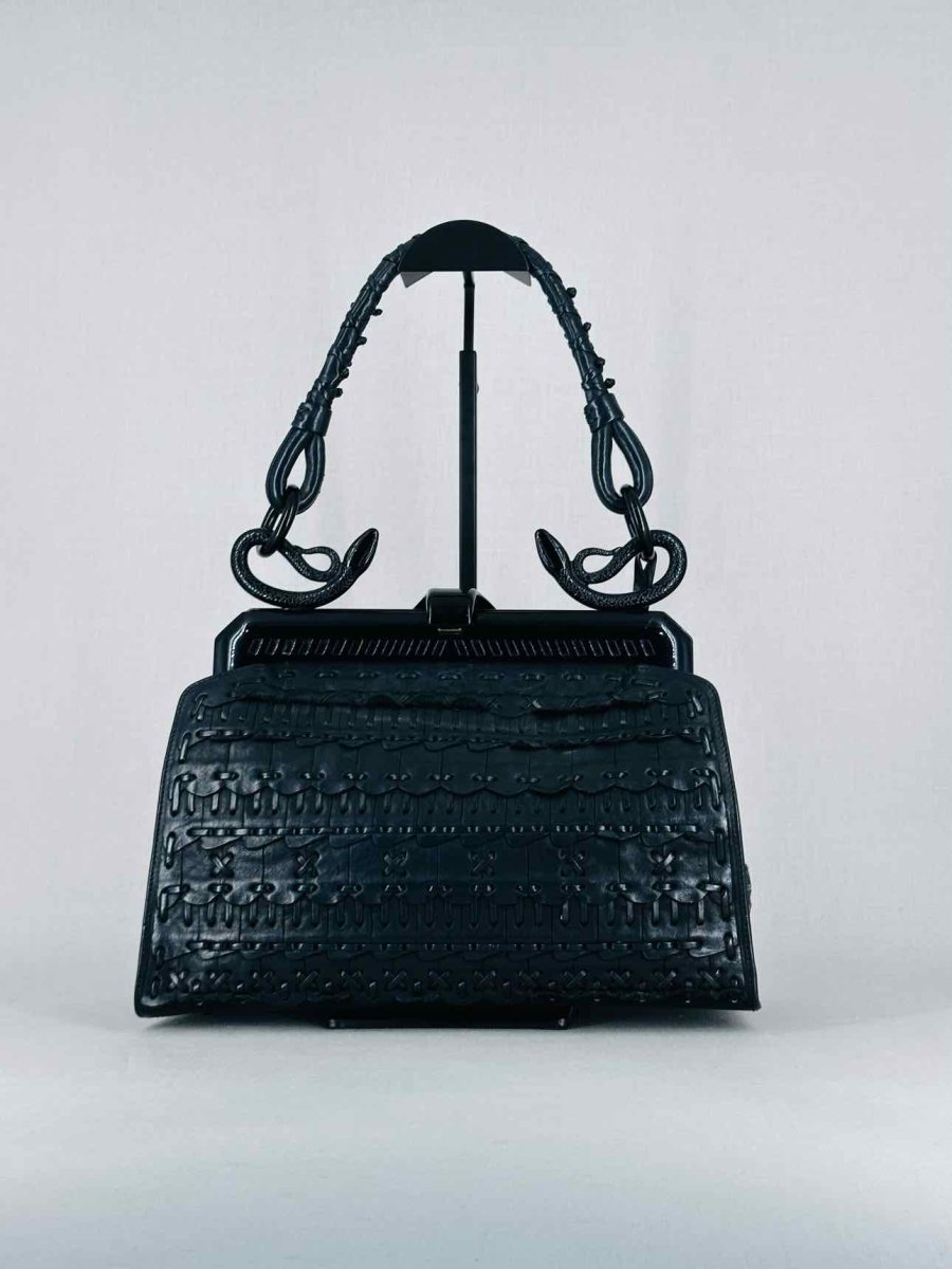 CHRISTIAN DIOR Limited Edition Black Top Handle