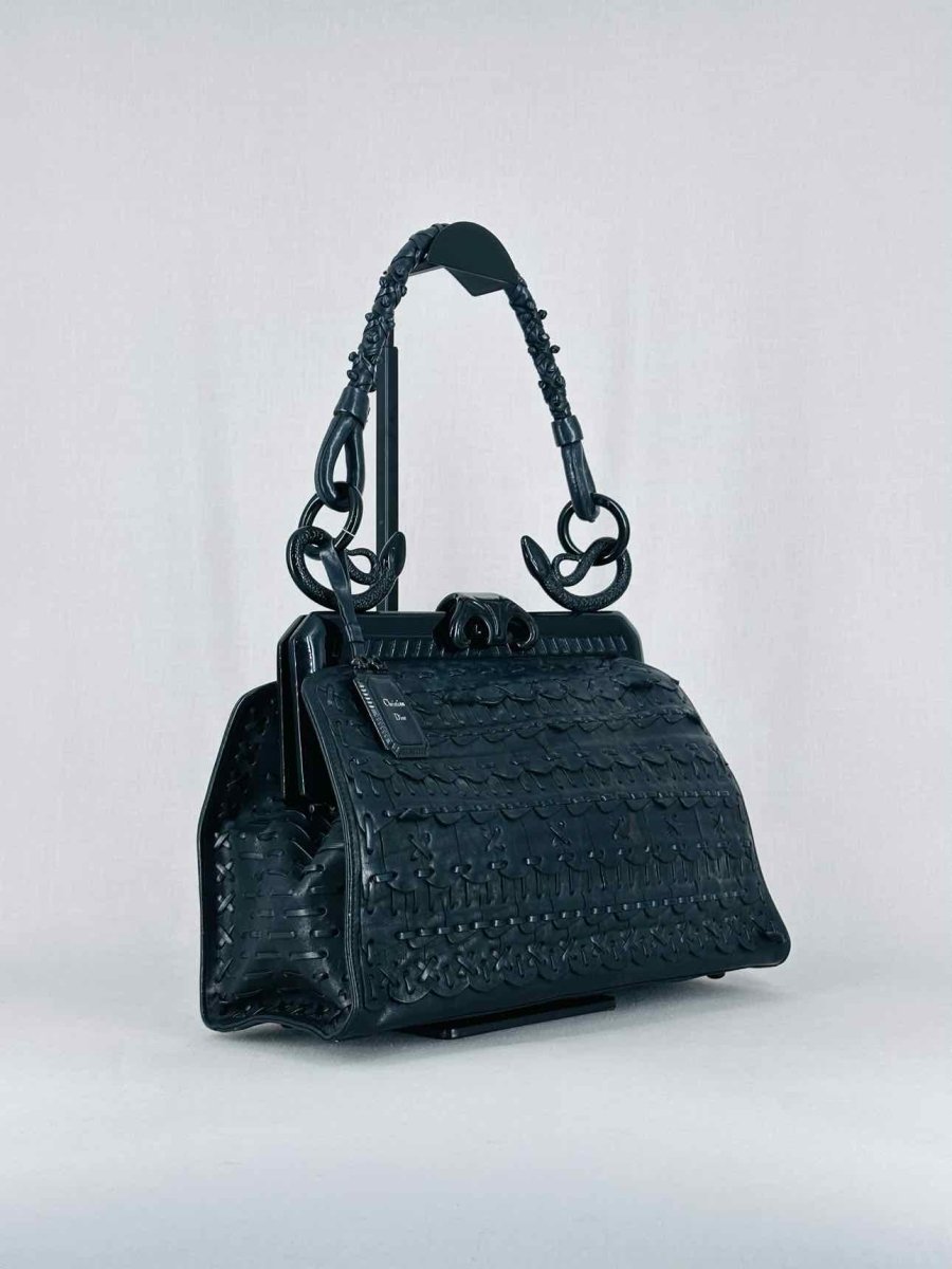 CHRISTIAN DIOR Limited Edition Black Top Handle