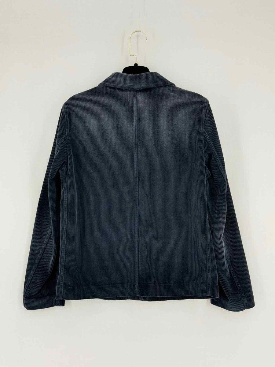 CHRISTIAN DIOR Navy Blue Corduroy Size US 4 Jacket