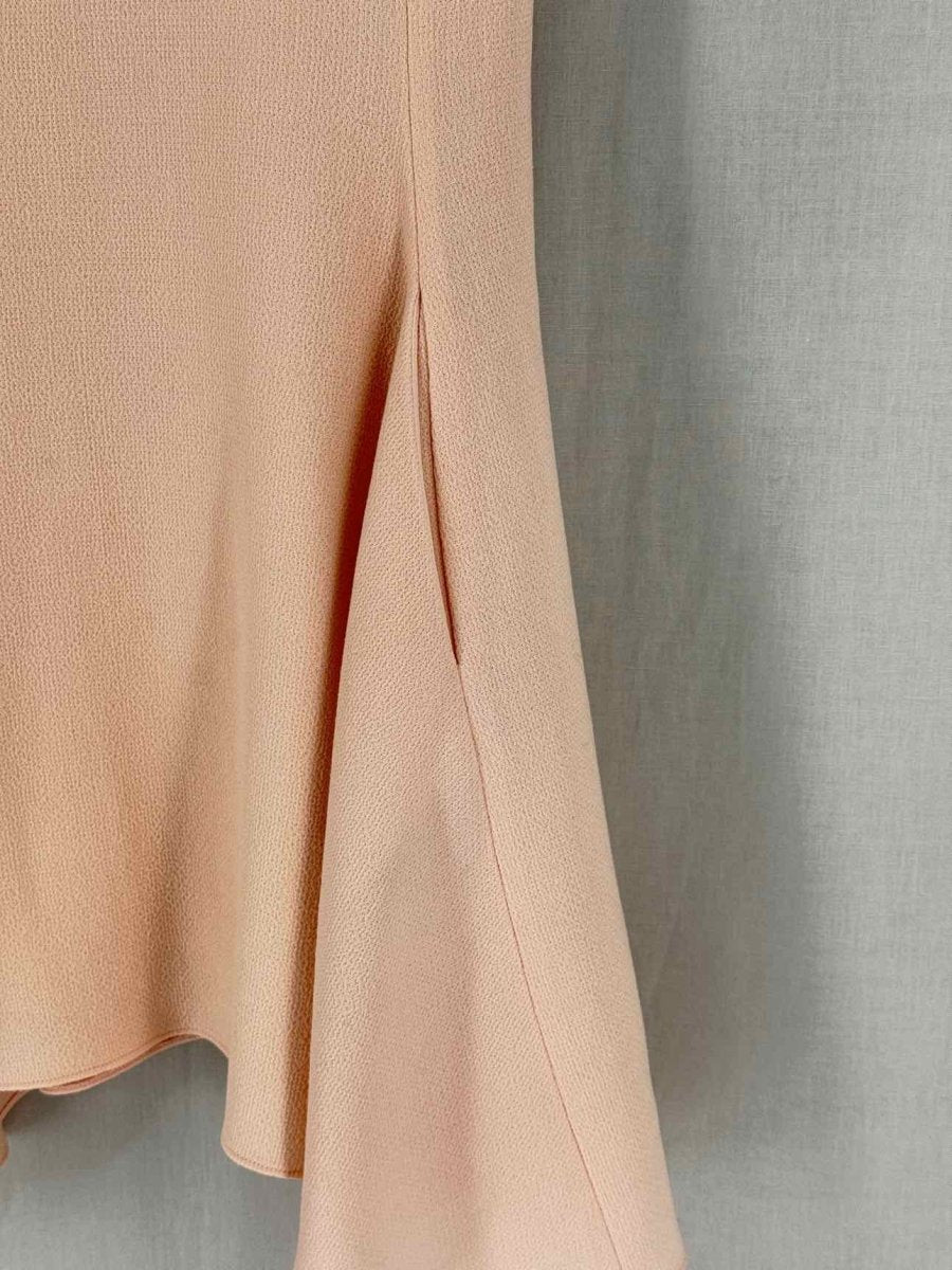 CHRISTIAN DIOR Peach Size US 4 Short Dress