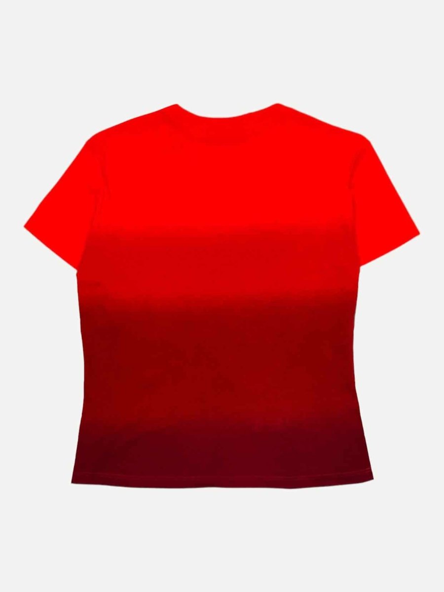 CHRISTIAN DIOR Red T-shirt Small