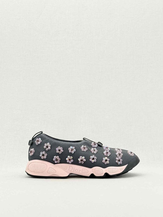 DIOR Grey & Pink Size EU 39.5 Sneakers
