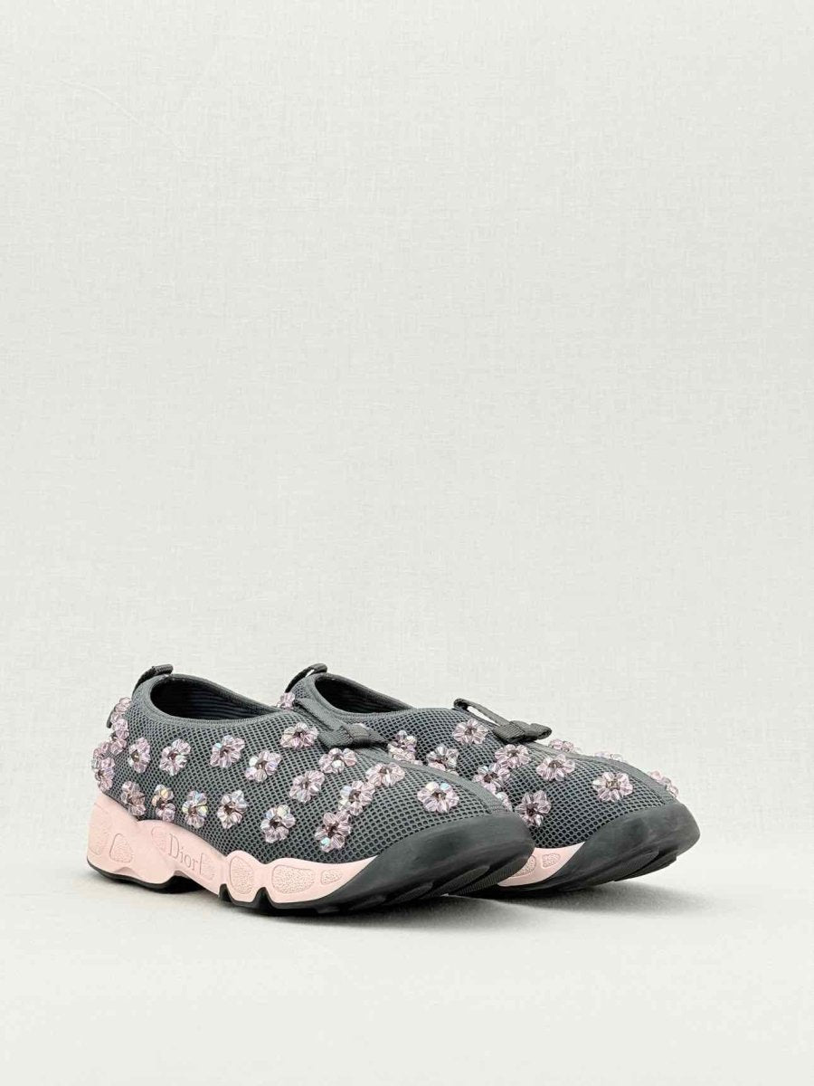 DIOR Grey & Pink Size EU 39.5 Sneakers