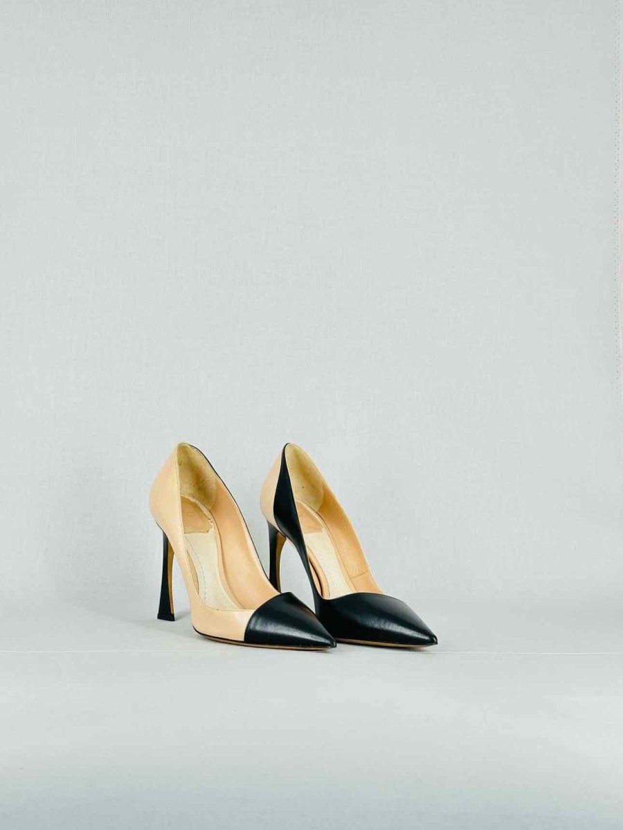 DIOR Two Tone Beige & Black Size EU 36.5 Pumps
