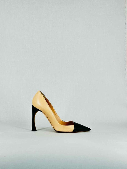 DIOR Two Tone Beige & Black Size EU 36.5 Pumps