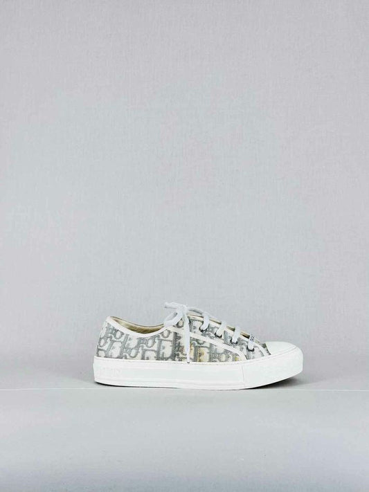 DIOR Walk'n'Dior White & Grey Size EU 38.5 Sneakers