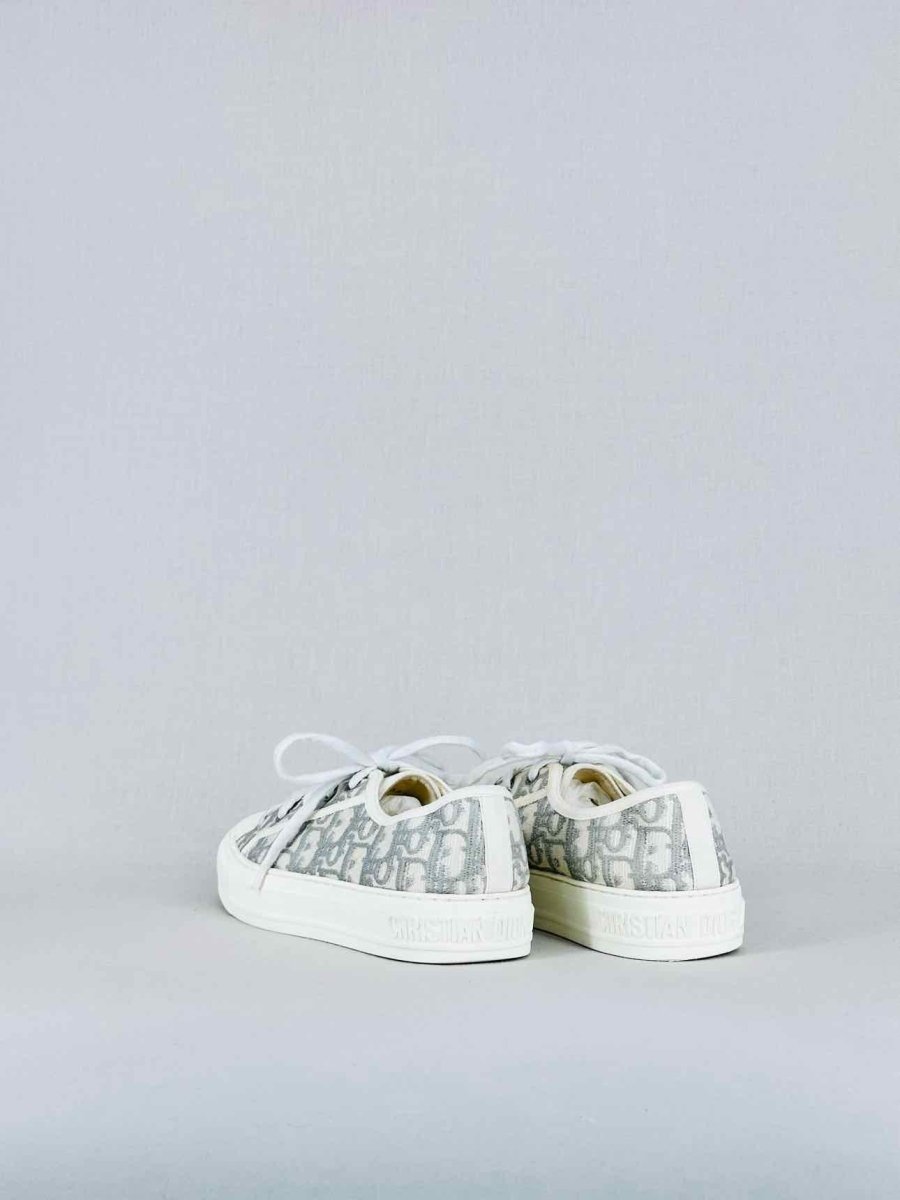 DIOR Walk'n'Dior White & Grey Size EU 38.5 Sneakers