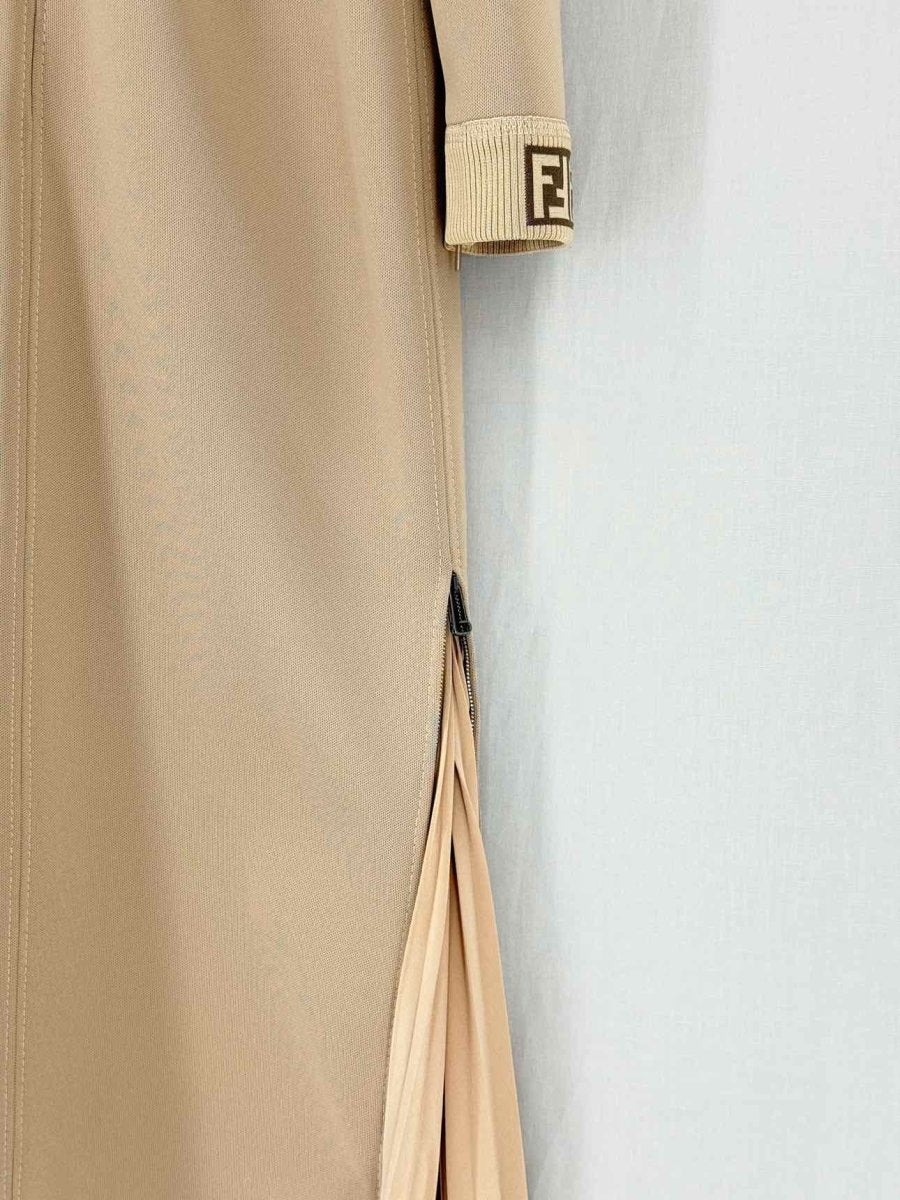FENDI Beige Size US 6 Midi Dress