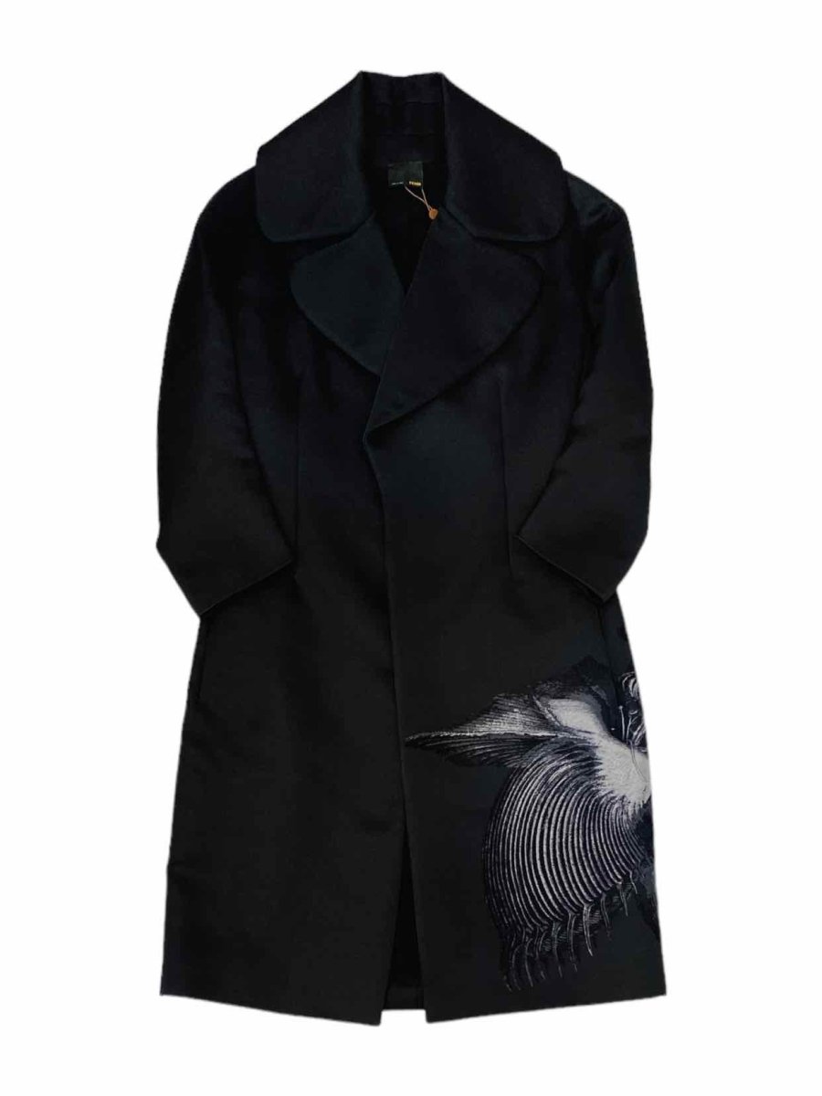 FENDI Black & White Size US 2 Jacket & Pants Outfit