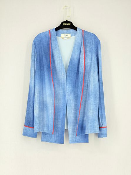 FENDI Blue w/ Red Pipeline Size US 8 Outfit Set