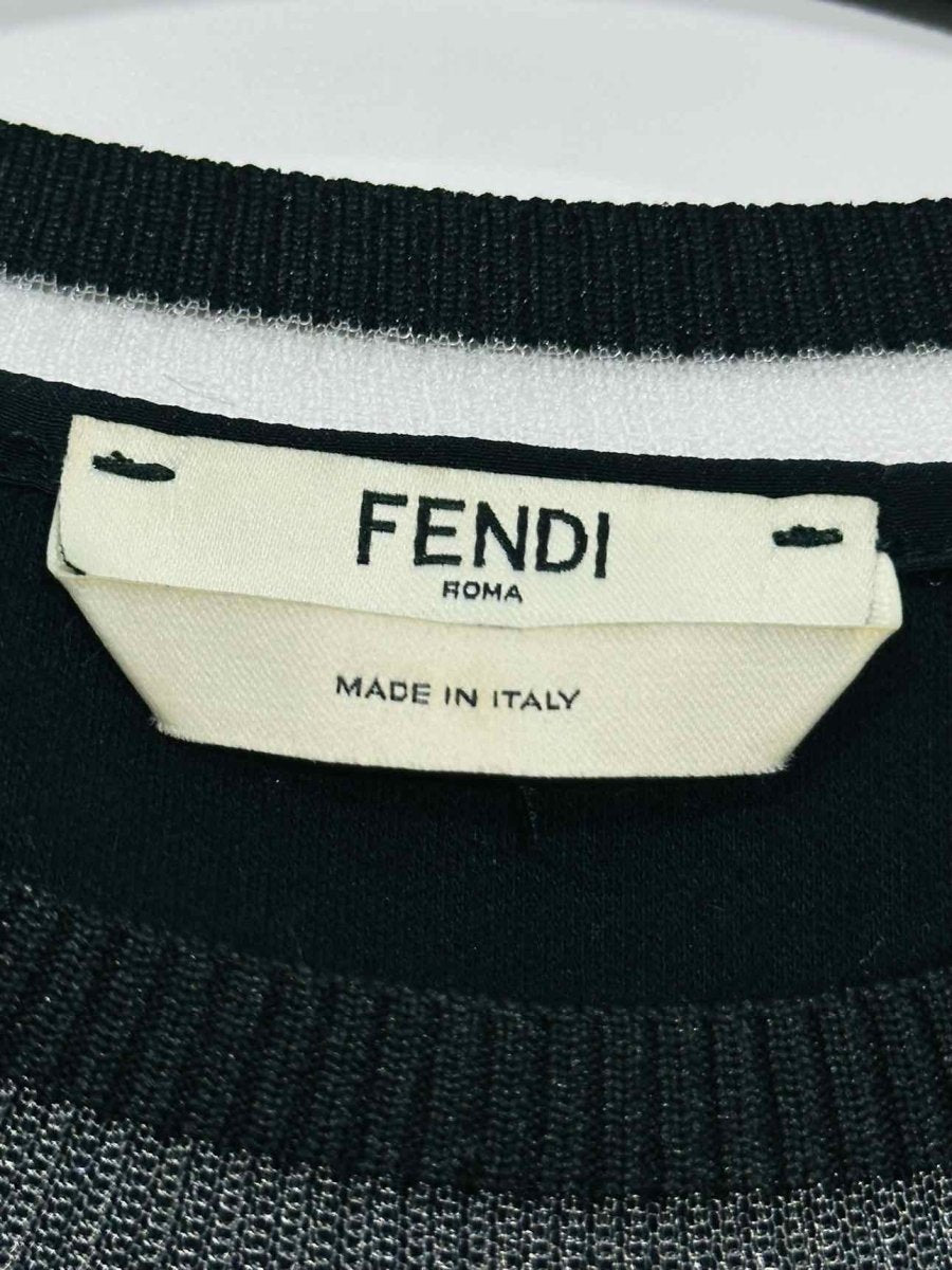 FENDI Bug Eye Black Multicolor Size US 8 Sweatshirt