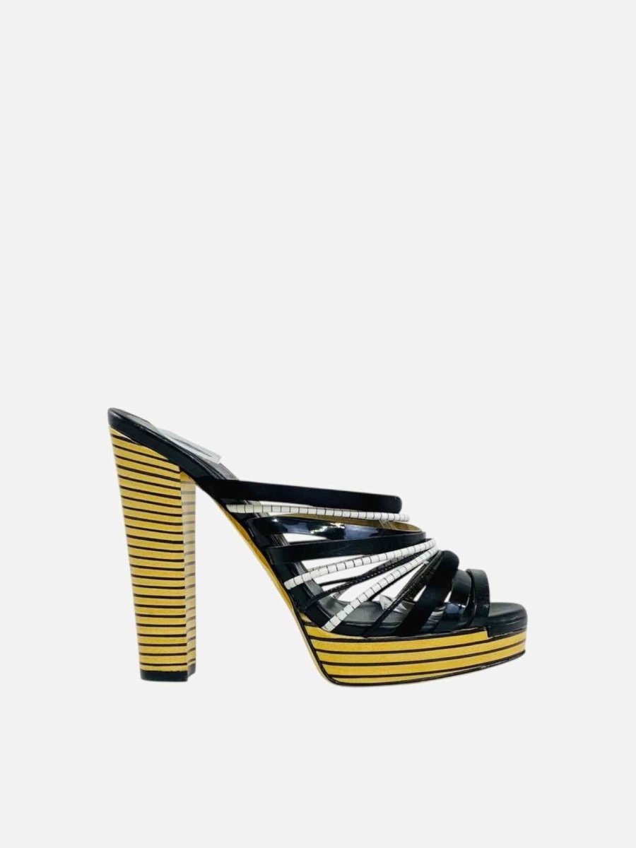 FENDI Strappy Black Size EU 37 Mules