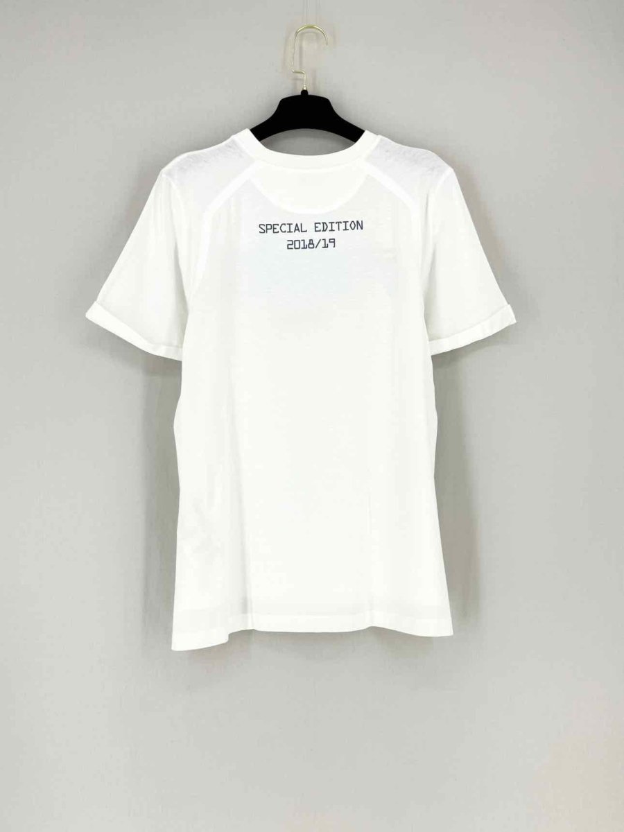 FENDI White Logo Size Medium T-shirt