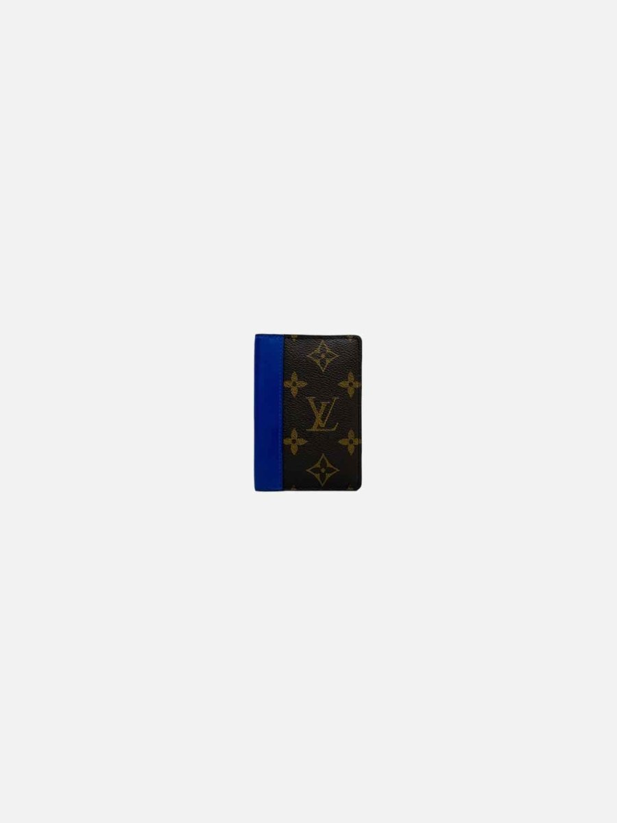 LOUIS VUITTON Blue Monogram Men's Pocket Organizer