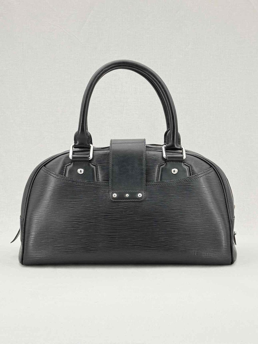 LOUIS VUITTON Bowling Montaigne Black Top Handle