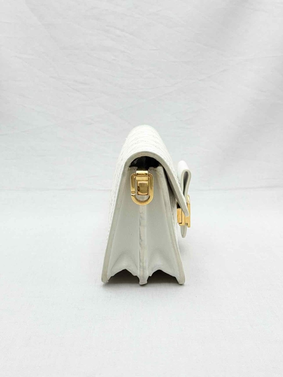 LOUIS VUITTON Broderie Anglaise White Shoulder Bag