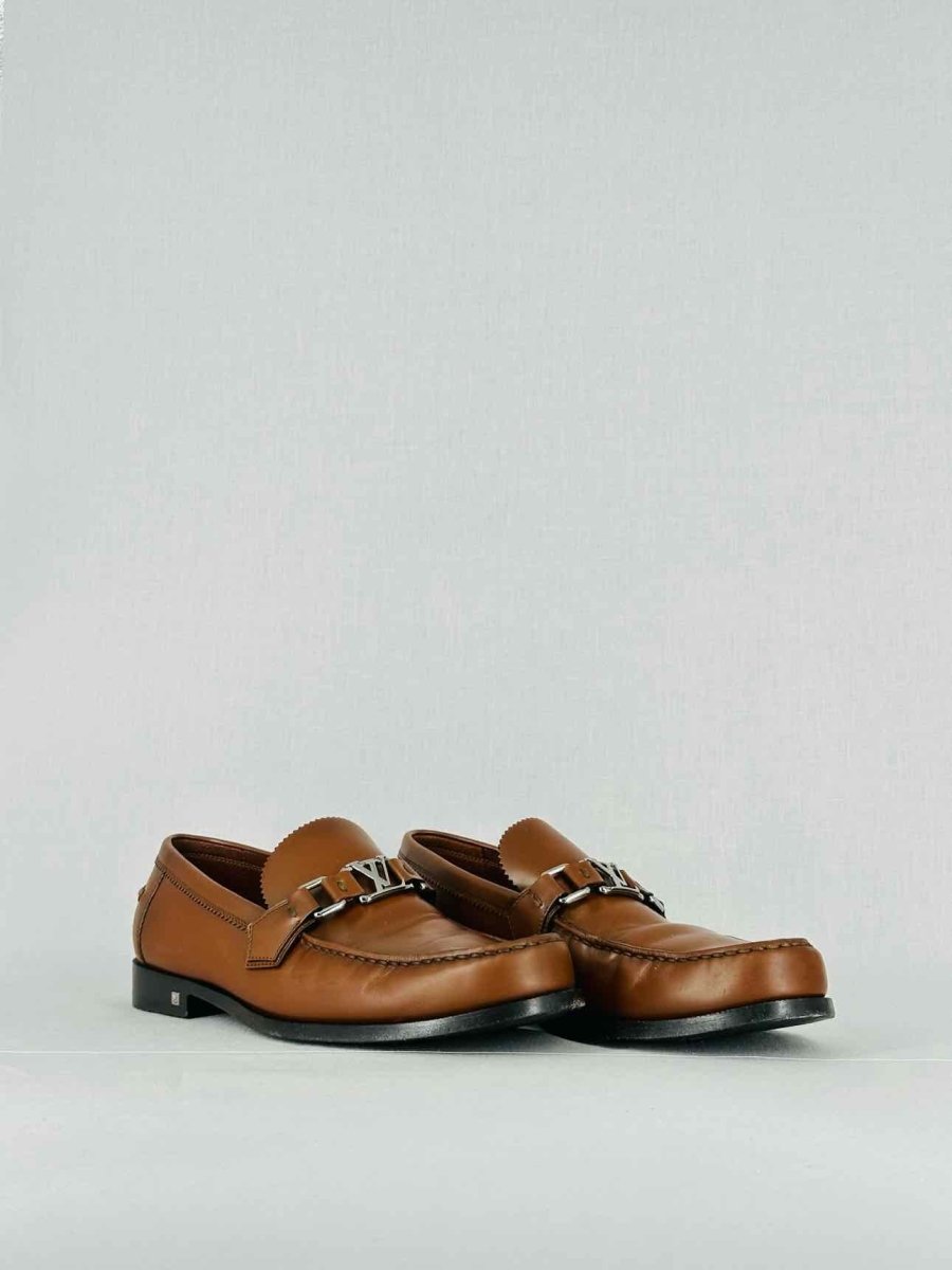 LOUIS VUITTON Brown Size EU 42 Loafers