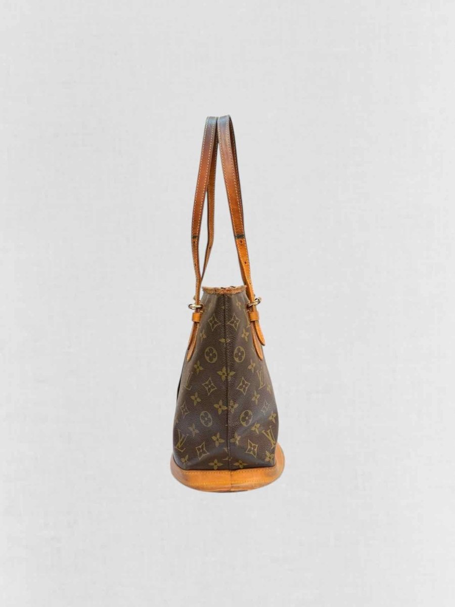 LOUIS VUITTON Bucket Brown Shoulder Bag