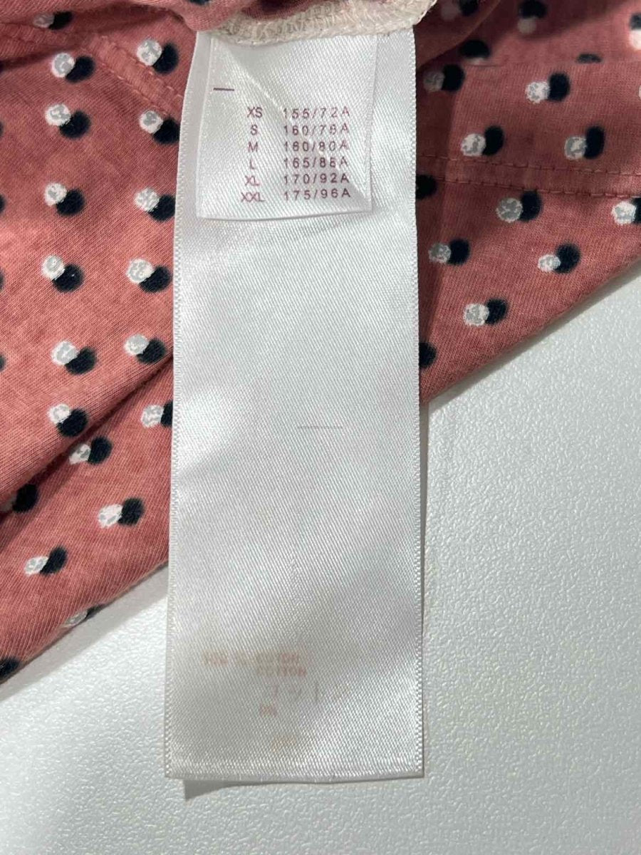 LOUIS VUITTON Fitted Pink Multicolor Polka Dot T-shirt