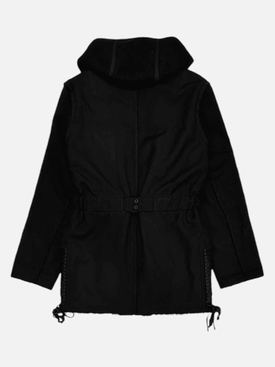 LOUIS VUITTON Hoodie Black Size US 4 Jacket