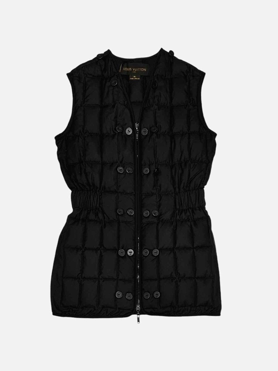 LOUIS VUITTON Hoodie Black Size US 4 Jacket