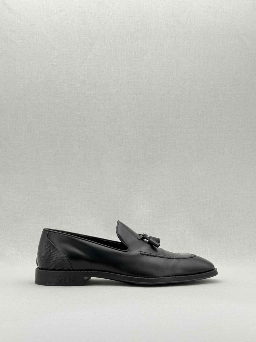 LOUIS VUITTON Kensington Black Size EU 43.5 Loafers