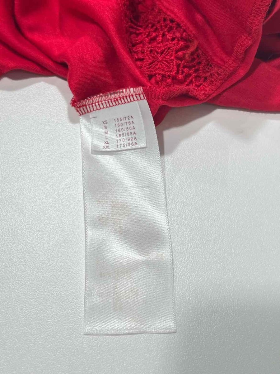 LOUIS VUITTON Loose Fit Red Size Small Top