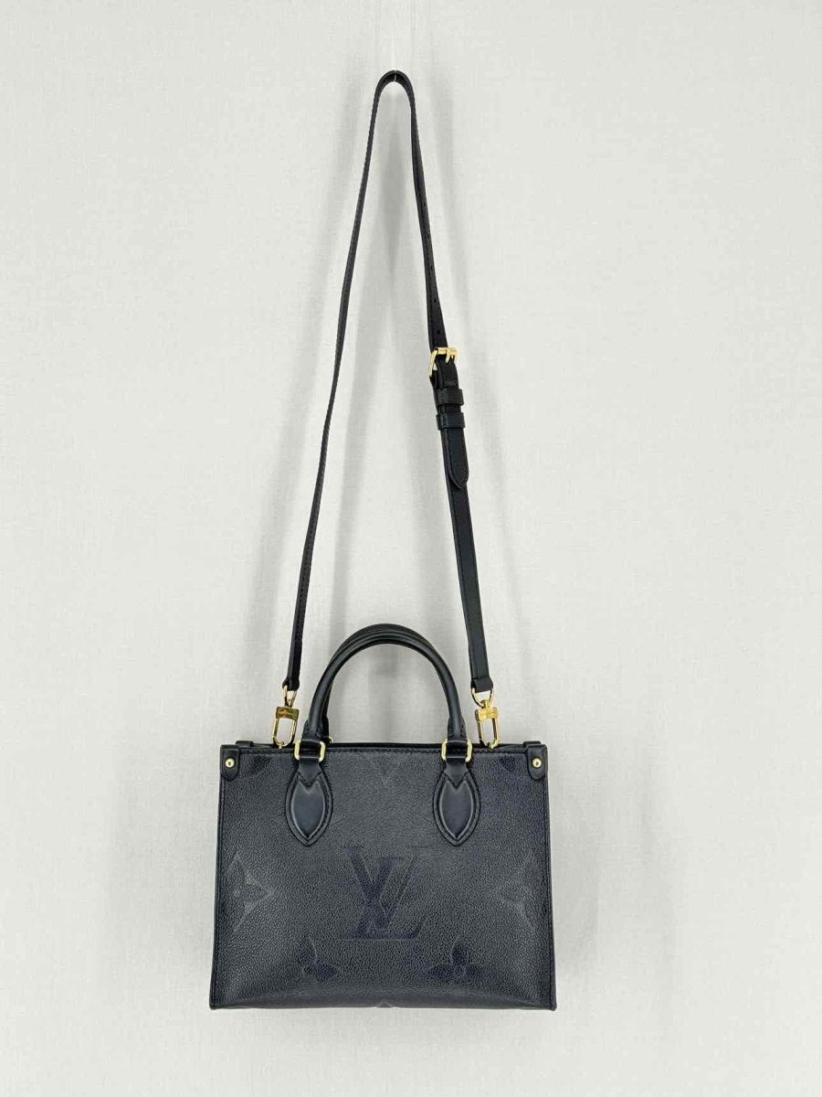 LOUIS VUITTON Onthego Black Tote Bag