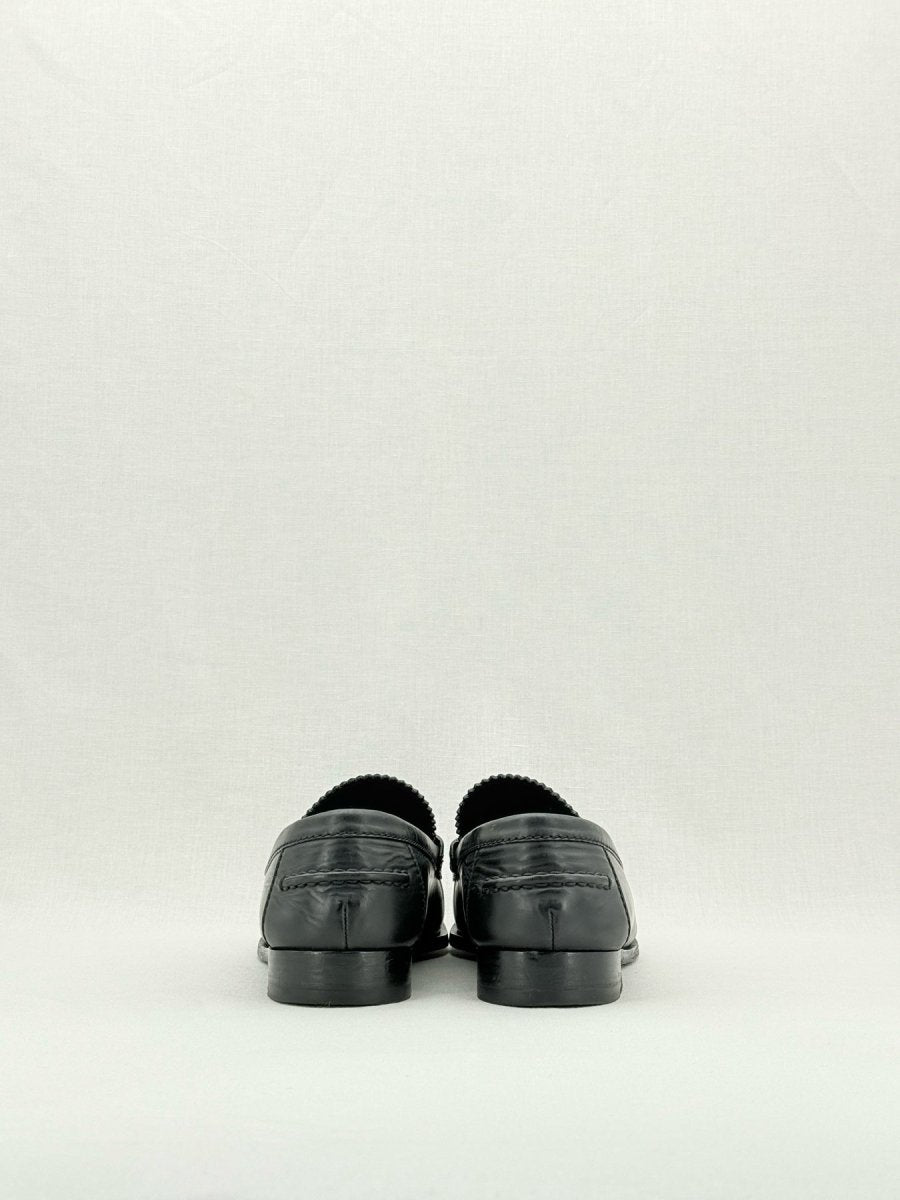 LOUIS VUITTON Santiago Black Damier Size EU 10 Loafers