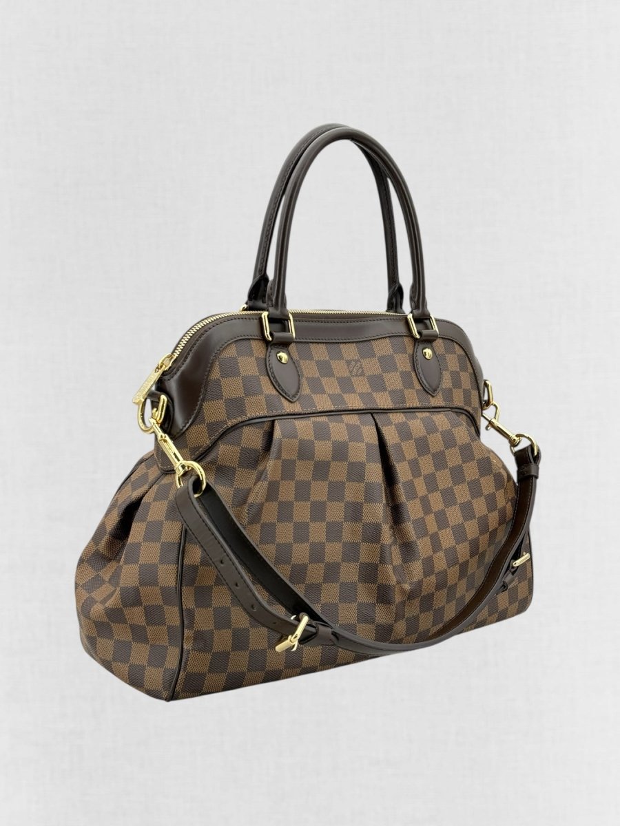 LOUIS VUITTON Trevi Brown Damier Ebene Shoulder Bag