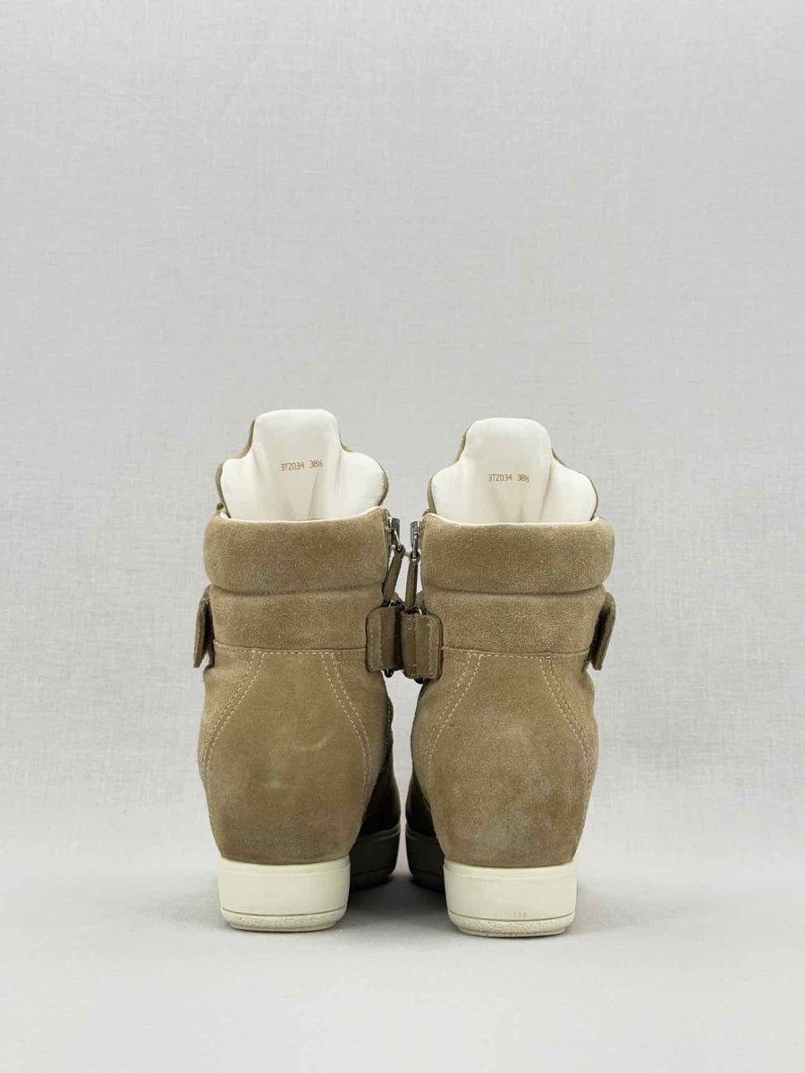 PRADA Beige Size EU 38.5 Ankle Boots