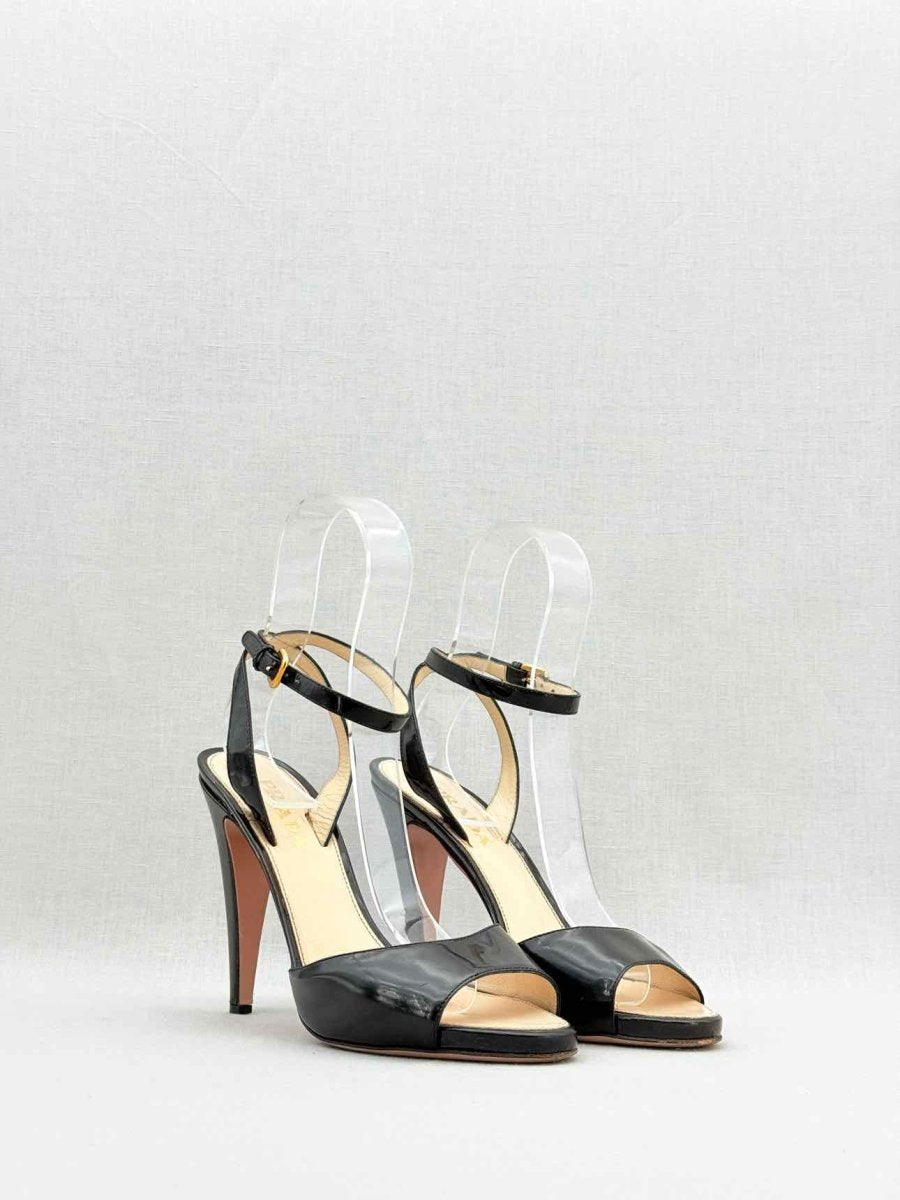 PRADA Black Size EU 38 Heeled Shoes