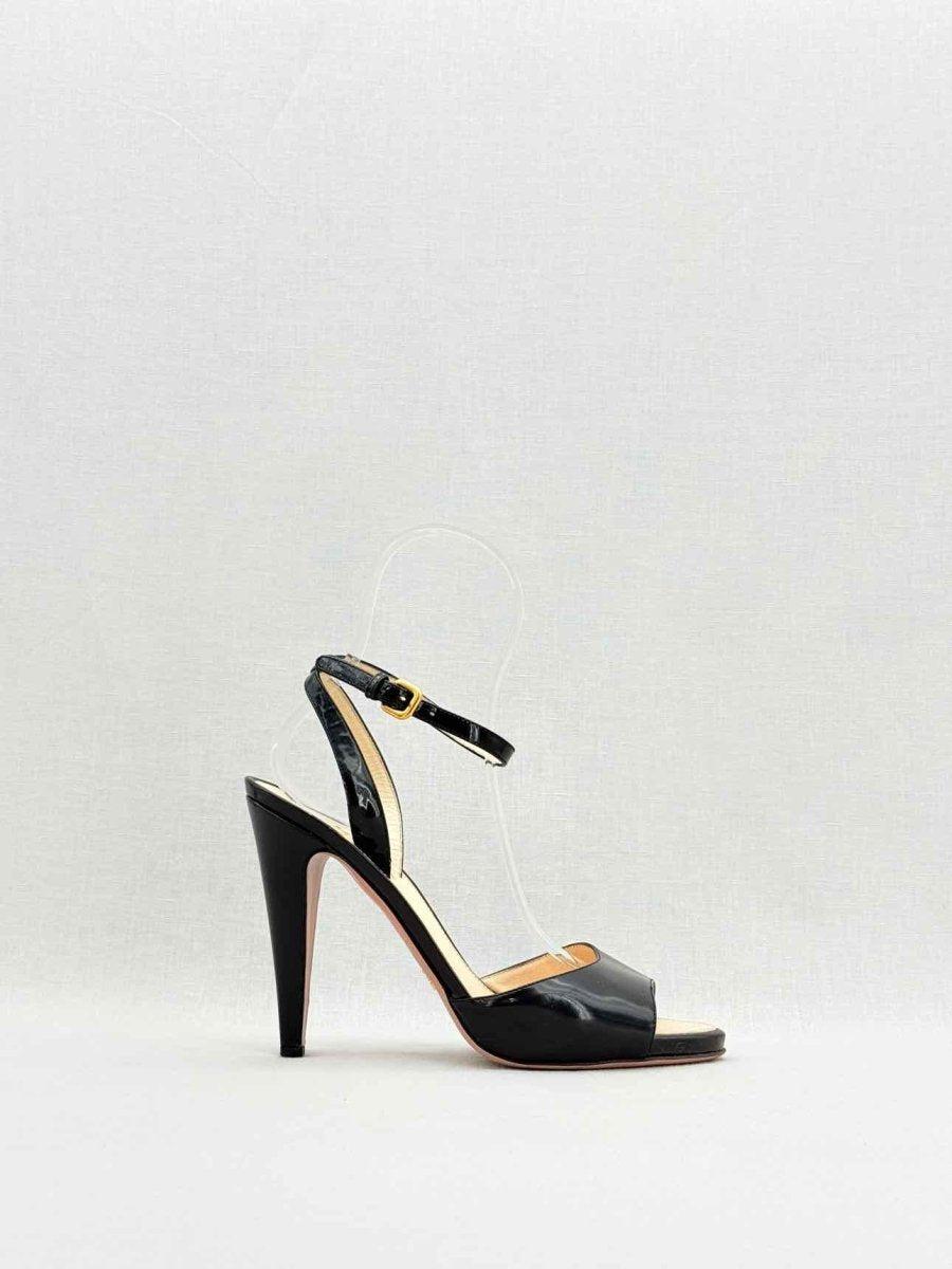 PRADA Black Size EU 38 Heeled Shoes
