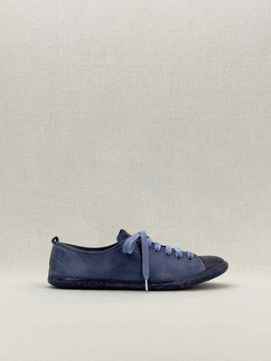 PRADA Navy Blue Size EU 39 Sneakers