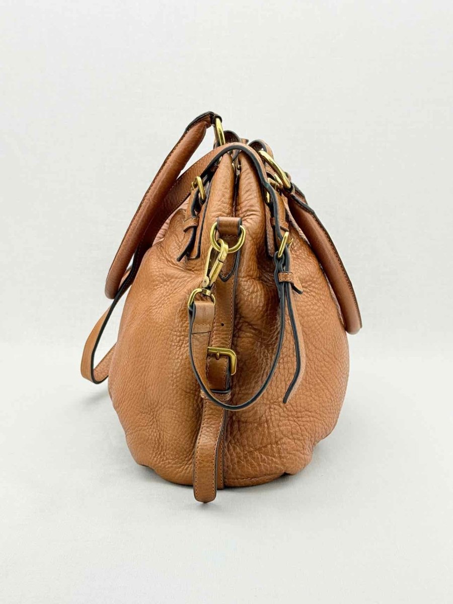PRADA Signature Brown Shoulder Bag