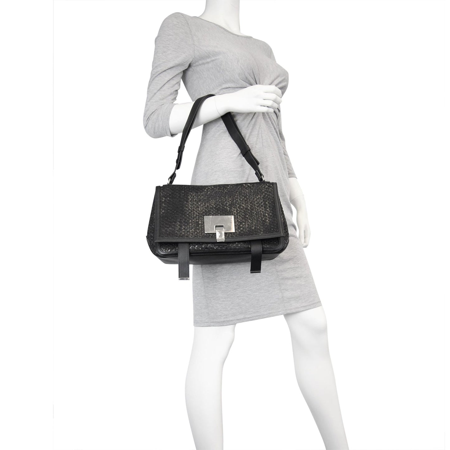 Proenza Schouler Courier Woven Shoulder Bag