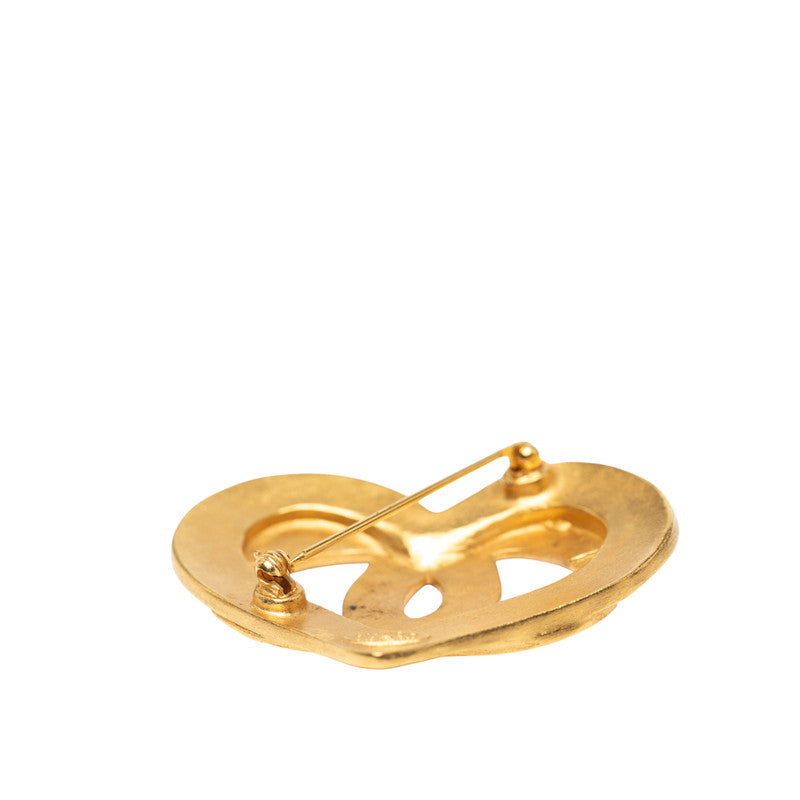 Chanel Coco Mark Heart Circle Brooch