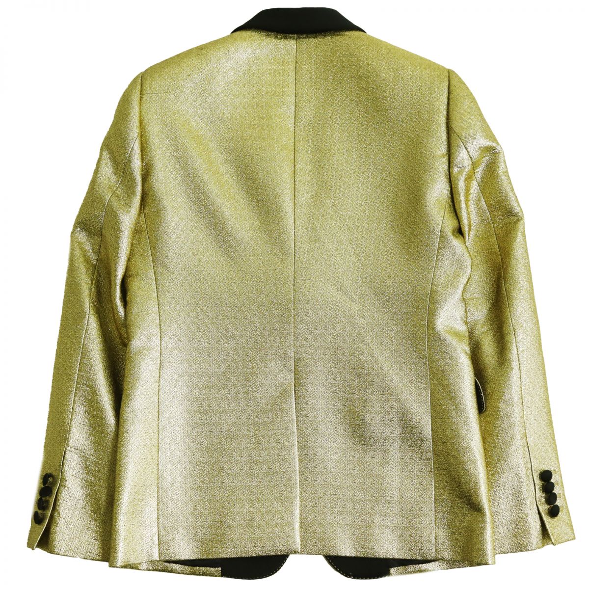 CELINE tailored jacket Viscose (rayon) Gold x Black 44